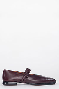Flats CATY Foulard Bordeaux by Homers Shoes View 1