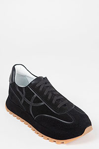 Sneakers SELINA Crosta Negro by Homers Shoes View 2