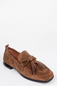 Flats LENA Crosta Chestnut by Homers Shoes View 2