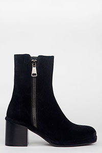 Heeled ankle boots SONIA Crosta Negro by Homers Shoes View 1