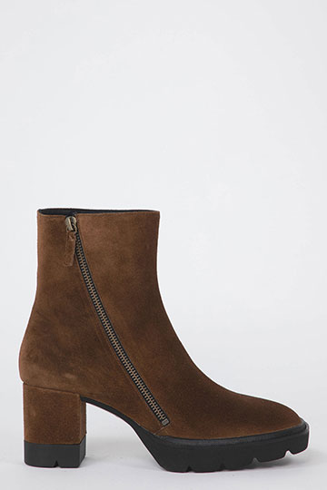 20311 SHARON Crosta Chesnut Heeled ankle boots By Homers