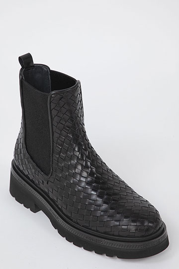 Flat ankle boots SIENA Bufalino Negro