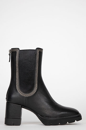 Heeled ankle boots SHARON Bufalino Negro by Homers Shoes Main View