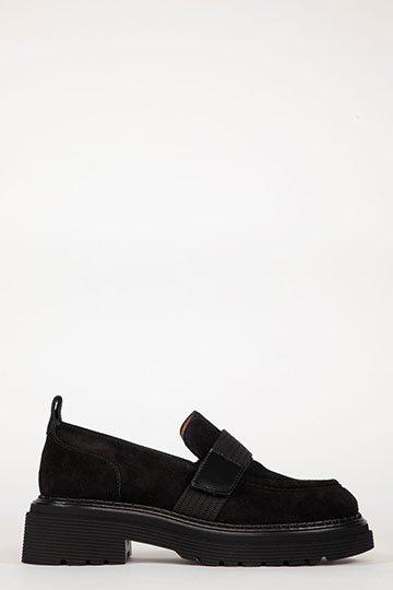 21303 SIENA-M Sierra Black Flats By Homers