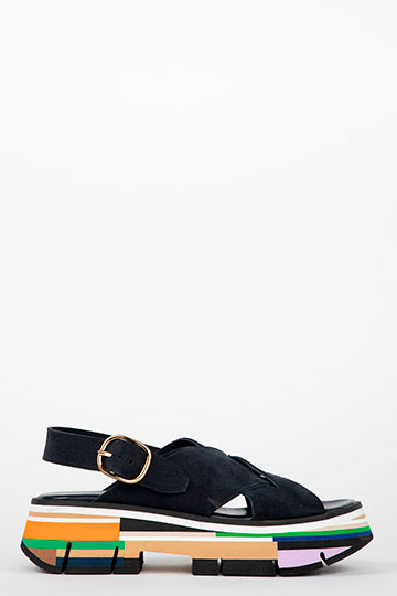 21298 DUYBA Reverse Navy Wedges By Homers