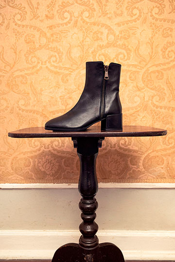 21947 NIKI Supreme Black Heeled ankle boots By Homers