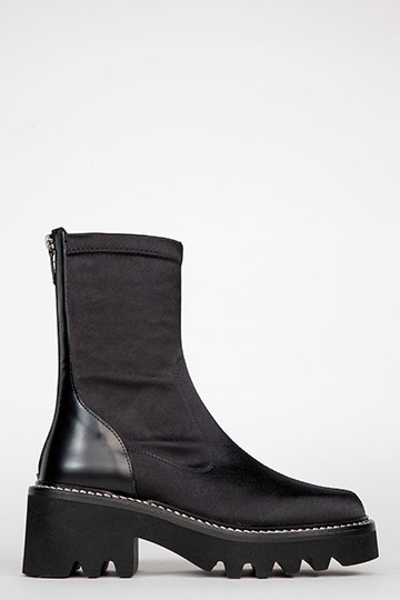 Heeled ankle boots LYS RasoStretch Black  by Homers Shoes Main View