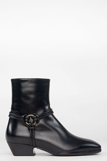 Heeled ankle boots OLIVIA Sierra Black by Homers Shoes Main View